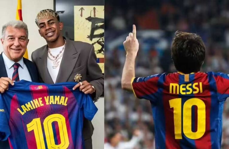 मेसी की विरासत अब युवा के कंधों पर: बार्सिलोना ने नंबर 10 जर्सी 18 साल के खिलाड़ी को सौंपी