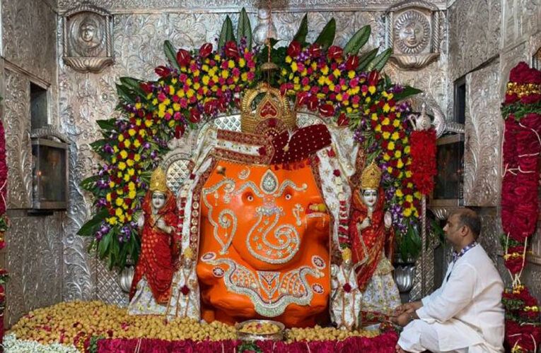 खजराना गणेश मंदिर में भव्य परिवर्तन की शुरुआत, भगवान के लिए बनेगा 5 किलो सोने का मुकुट