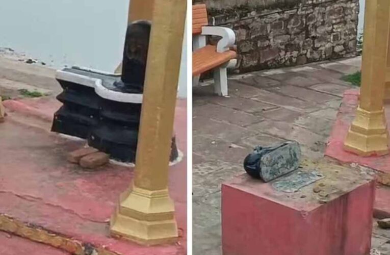 मैहर: शराब के नशे में शिव मंदिर की नंदी प्रतिमा तोड़ी, इसराइल और नावेद गिरफ्तार