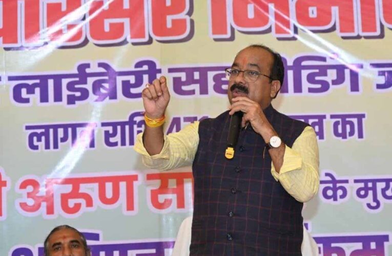 रायपुर : उप मुख्यमंत्री अरुण साव ने किया नालंदा परिसर का भूमिपूजन