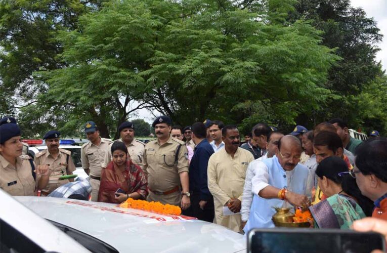 अनूपपुर जिले में डायल 112 पुलिस सेवा हुई प्रारंभ