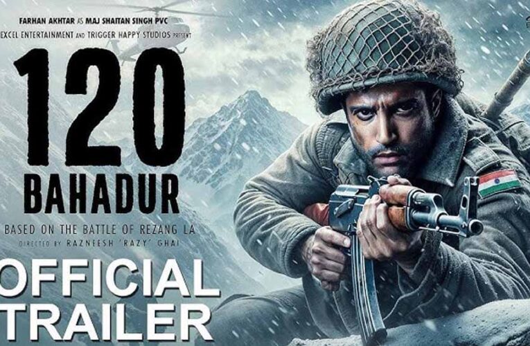 फिल्म 120 बहादुर का मोशन पोस्टर रिलीज