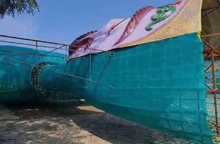 कोटा में तैयार हो रहा 215 फीट ऊंचा रावण, 12 टन वजन, रिमोट से होगा दहन