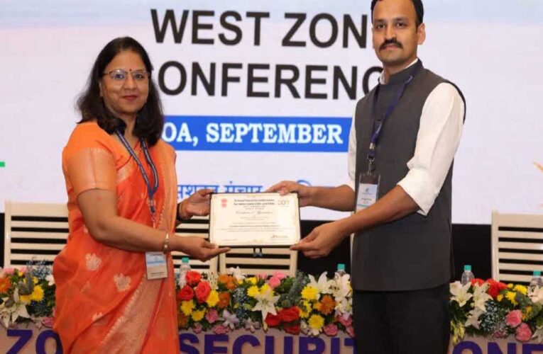 गोवा में मंडला पुलिस को मिला सम्मान, राजस्थान, महाराष्ट्र और गुजरात को पीछे छोड़ा