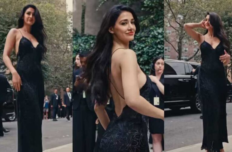 न्यूयॉर्क फैशन वीक में दिशा पाटनी का स्टाइलिश जलवा, ब्लैक स्लिप ड्रेस में छाई लाइमलाइट