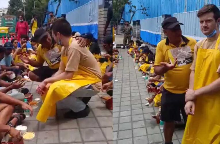 कनाडाई व्लॉगर ने दिखाई गंदगी, तो फुटपाथ पर बैठकर खाना खाने पहुंचे म्युनिसिपल कमिश्नर