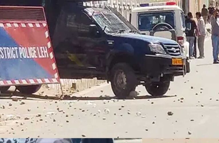 लेह में कर्फ्यू का असर: सन्नाटा पसरा, इंटरनेट धीमा, चप्पे-चप्पे पर सुरक्षा तैनात