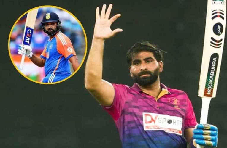 यूएई कप्तान ने तोड़ा रोहित शर्मा का रिकॉर्ड, T20I में सबसे ज्यादा छक्के