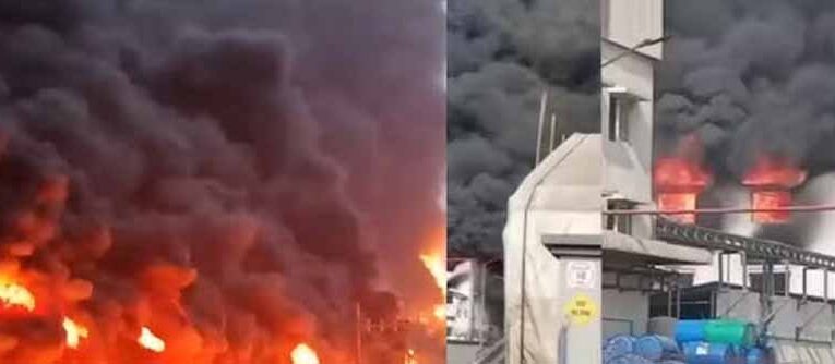 गुजरात के भरूच में फैक्ट्री में भीषण आग, कई घंटे की मशक्कत के बाद काबू