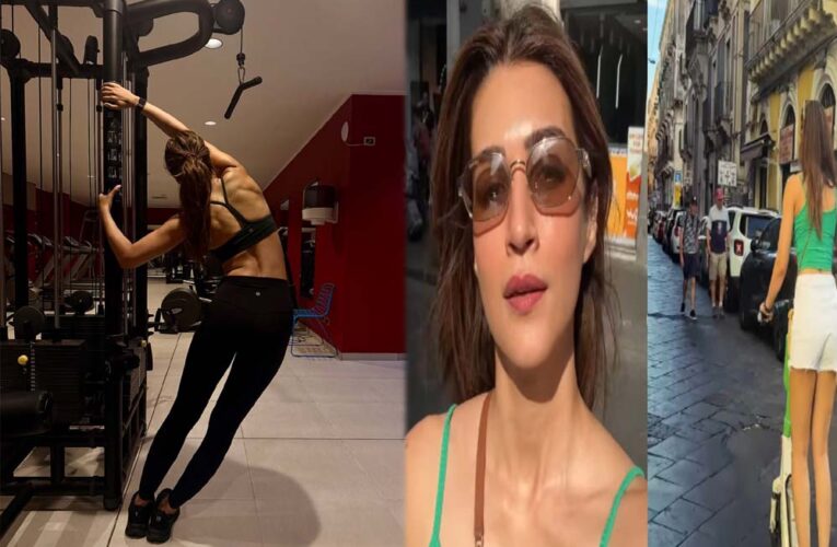 कॉकटेल 2 की शूटिंग के बीच कृति सेनन ने दिखाया जिम में पसीने का जलवा, फ्लॉन्ट किया टोंड बैक