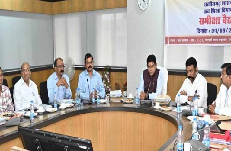 विद्यार्थियों को उच्च गुणवत्तायुक्त शिक्षा प्रदान करें : उच्च शिक्षा मंत्री टंकराम वर्मा