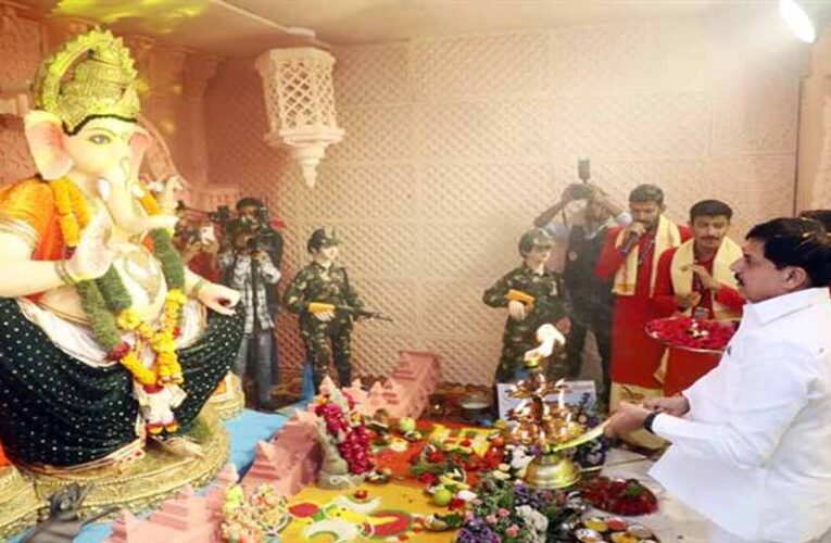 गणेश उत्सव में भी थीम बना ऑपरेशन सिंदूर, युवाओं में राष्ट्र प्रेम सराहनीय : मुख्यमंत्री डॉ.यादव