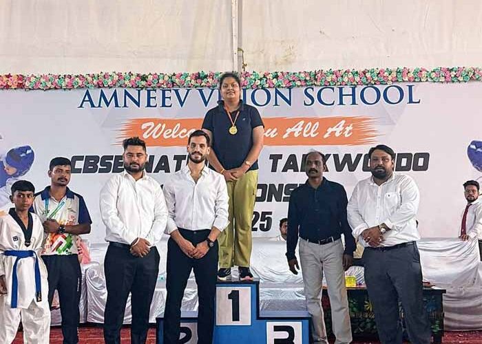 मेडिकल की छात्रा वृंदा मित्तल ने ताइक्वांडो में जीता स्वर्ण