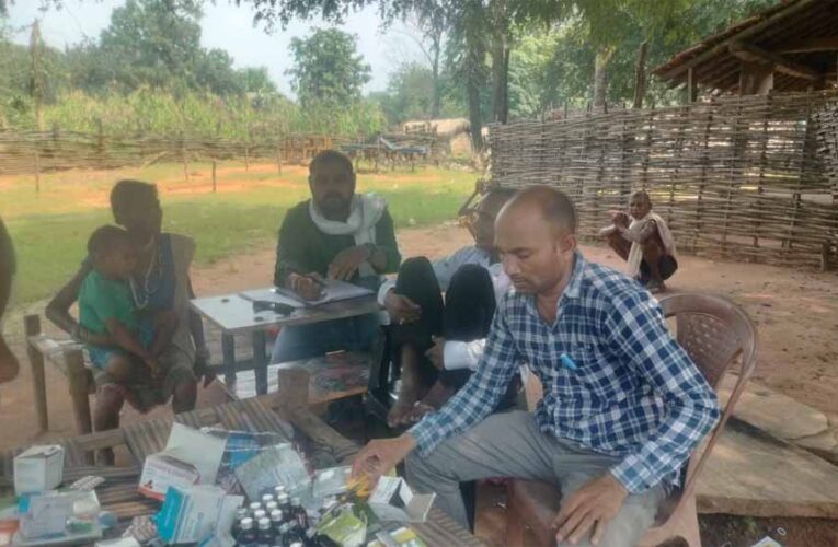 बस्तर संभाग के दूरस्थ क्षेत्र अबूझमाड़ से लगे ग्राम कोंडे तक पहुँची स्वास्थ्य सेवाएँ