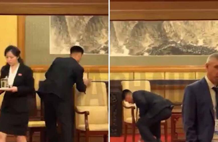 पुतिन से मिलने के बाद किम जोंग का जूठा गिलास ले गए बॉडीगार्ड्स, वीडियो वायरल