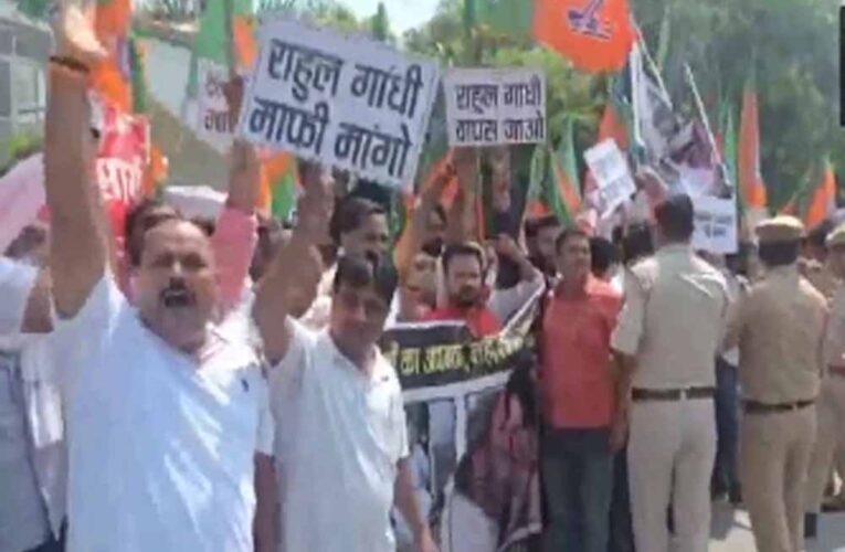 रायबरेली में हंगामा: राहुल गांधी के स्वागत में नहीं, विरोध में जुटे लोग, योगी के मंत्री ने रोका काफिला
