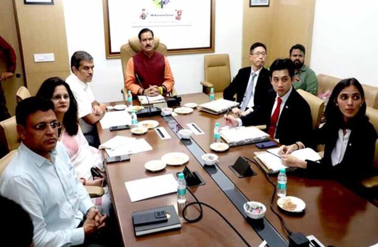 मंत्री टेटवाल से सिंगापुर के प्रतिनिधि मंडल ने भेंटकर कौशल विकास पर चर्चा की