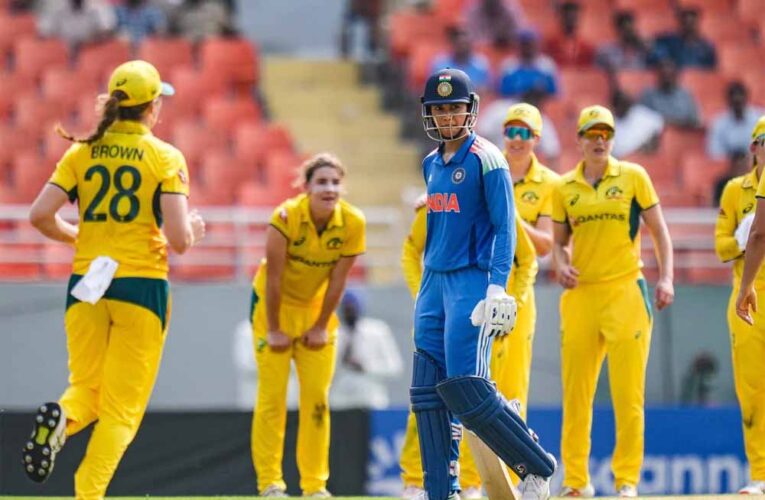 भारत के खिलाफ मैच में ऑस्ट्रेलियाई महिला टीम को धीमी ओवर की वजह से जुर्माना
