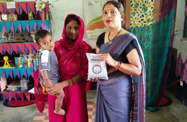 आंगनबाड़ी सेवाओं से कुपोषित शिवांश हुआ स्वस्थ