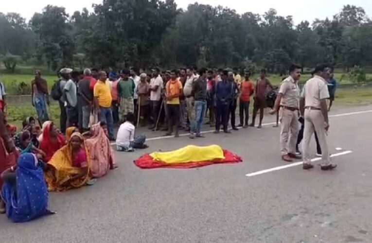 तेज़ रफ्तार वाहन की चपेट में आई महिला, मौके पर दर्दनाक मौत