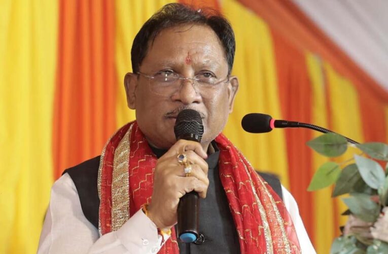 रायपुर : मुख्यमंत्री  विष्णु देव साय कोरबा में  राम कथा महोत्सव में हुए शामिल