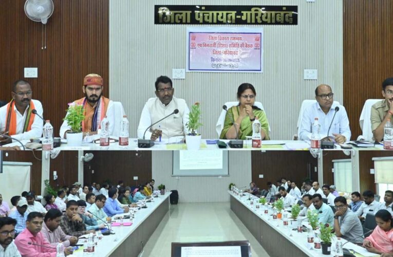 रायपुर : सांसद श्रीमती रूपकुमारी चौधरी की अध्यक्षता में दिशा की बैठक संपन्न