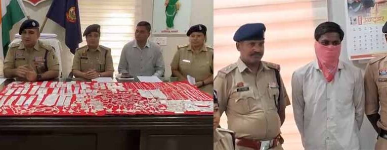 ज्वेलरी शॉप चोरी का खुलासा: नाबालिग मास्टरमाइंड सहित दो गिरफ्तार, लाखों के गहने बरामद