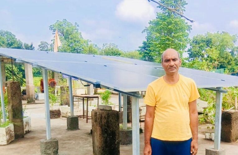 रायपुर : सूर्यघर मुफ्त बिजली योजना से रोशन हुआ दिनेश का घर