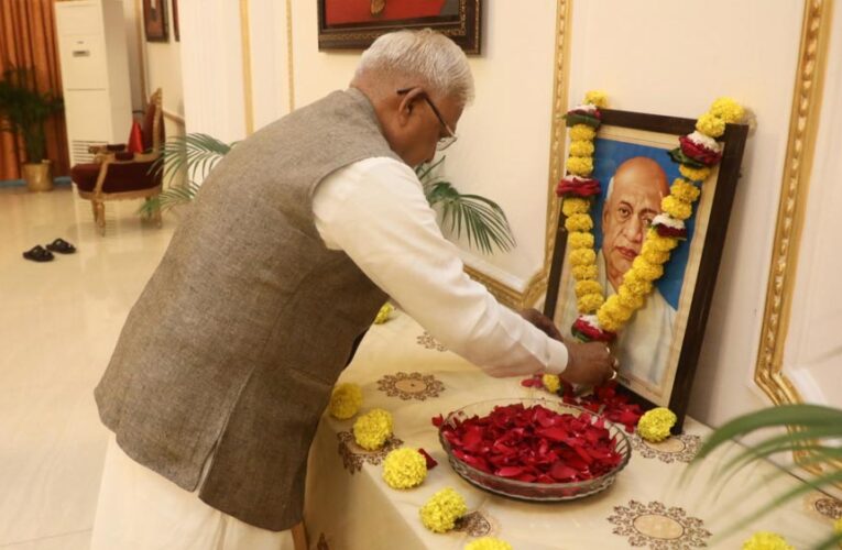 राज्यपाल  मंगुभाई पटेल ने दिलाई एकता दिवस की शपथ