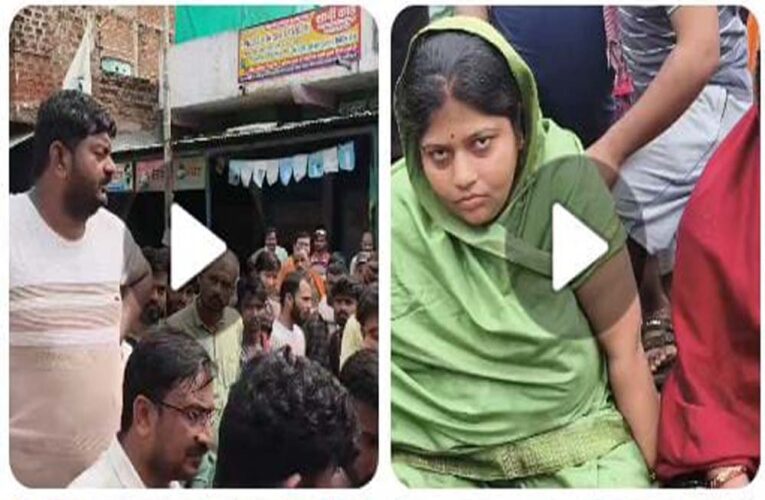 दुकान पर झाडू लागने  की बात को लेकर दो पक्षों में हुआ विवाद , 2 घंटे रहा चक्का जाम