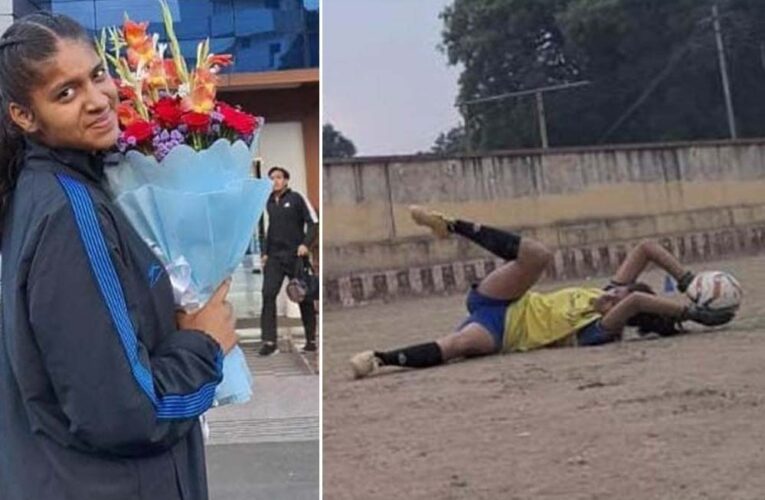 शहडोल की फुटबॉल स्टार सुहानी कोल का जर्मनी सफर, कोच और साथियों संग रवाना