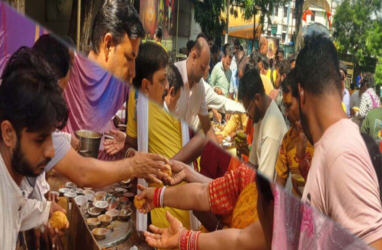 245 किमी की पदयात्रा के बाद 5000 श्रद्धालु पहुंचे मैहर, मां शारदा धाम में आज होगा मुर्ति विसर्जन