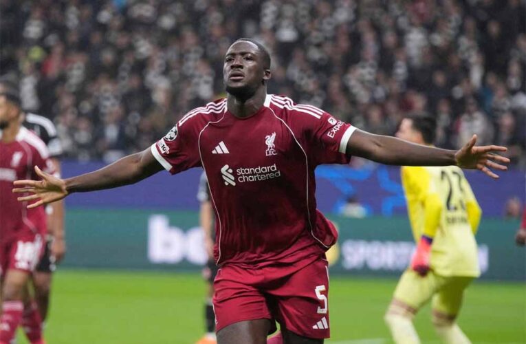 चैंपियंस लीग: चार हार के बाद लिवरपूल को मिली जीत, फ्रेंकफर्ट को 5-1 से शिकस्त दी