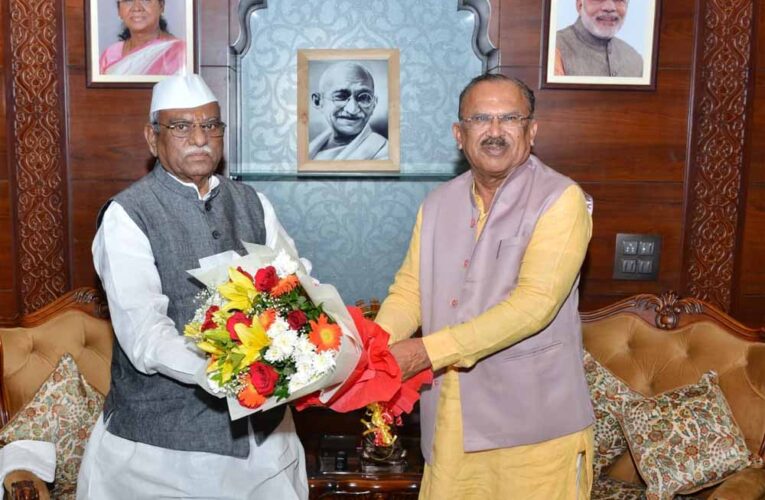 विधानसभा अध्यक्ष देवनानी ने राज्यपाल बागडे से की मुलाकात