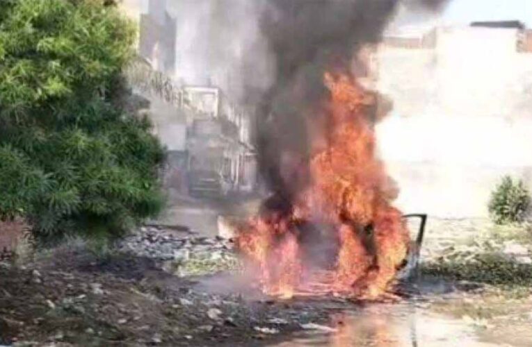 गूगल मैप की गलती से बड़ा हादसा, आग की चपेट में आई कार