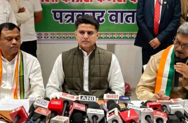 SIR प्रक्रिया पर सचिन पायलट का हमला: चुनाव आयोग और BJP की मंशा पर उठाए सवाल