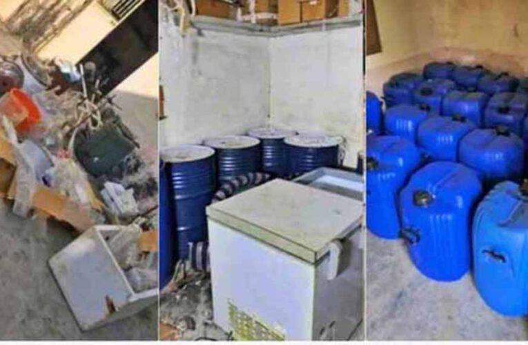 सिरोही में करोड़ों की ड्रग लैब का भंडाफोड़, एमडी बनाने का सामान बरामद