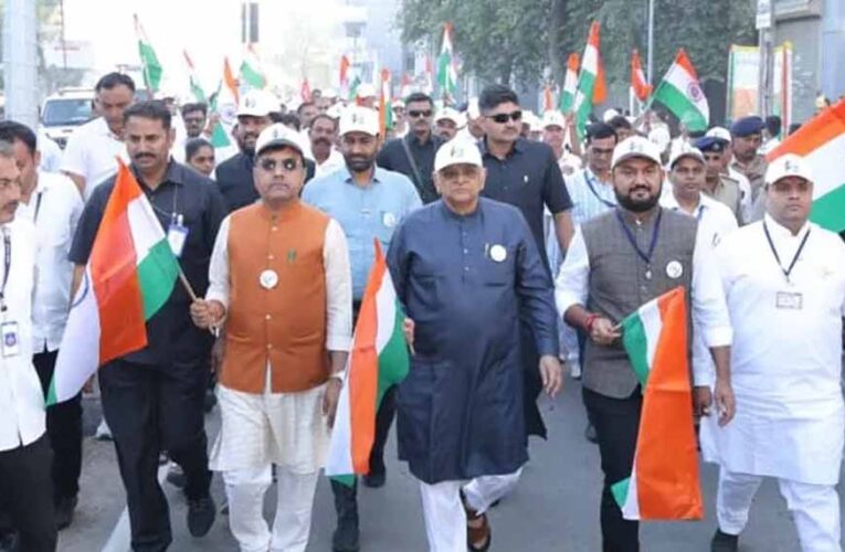 मुख्यमंत्री भूपेंद्र पटेल ने जूनागढ़ में ‘एकता मार्च’ को हरी झंडी दिखाई