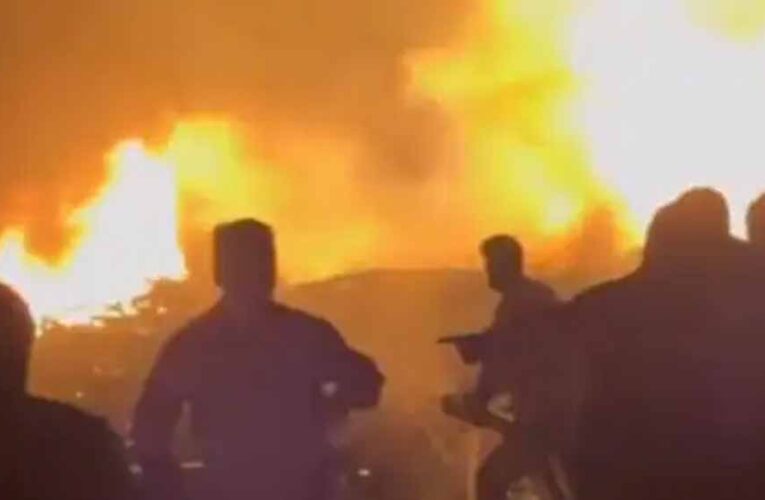 अजमेर: कबाड़ गोदाम में भीषण आग, हाईवे पर अफरा-तफरी; लाखों की संपत्ति जलकर राख