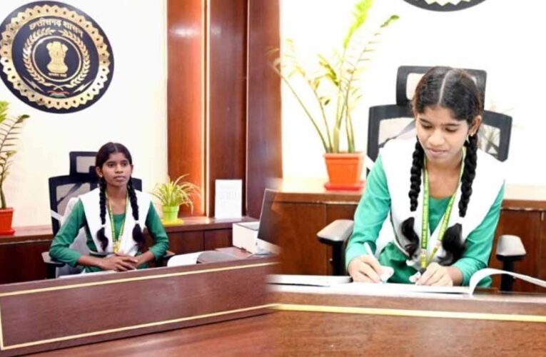 15 मिनट की कलेक्टर बनी दीक्षा: पॉलिथीन मुक्त जिले सहित दिए तीन अहम निर्देश