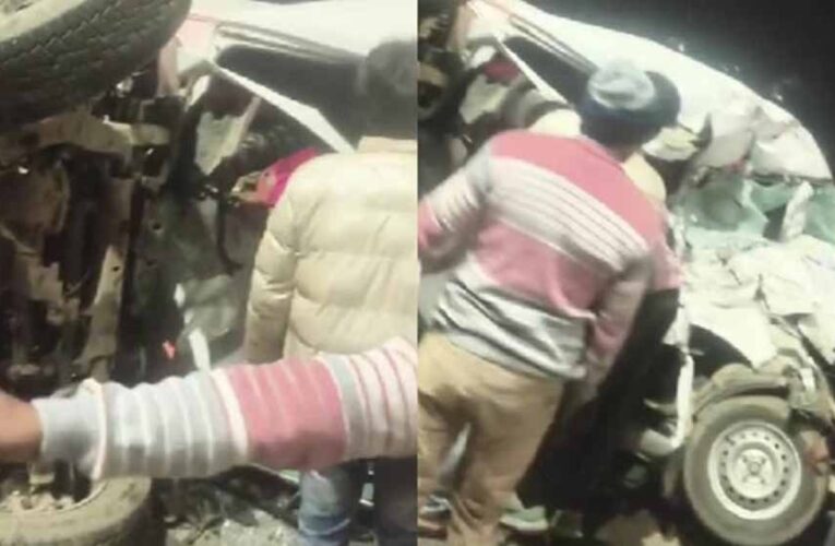 थार ने श्रद्धालुओं को रौंदा, डिवाइडर तोड़ने से दो की मौत, 8 घायल