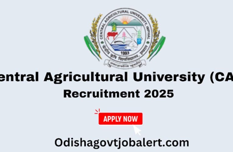 केंद्रीय कृषि विश्वविद्यालय भर्ती 2025: 179 पदों के लिए आवेदन शुरू, 6 दिसंबर से पहले करें आवेदन