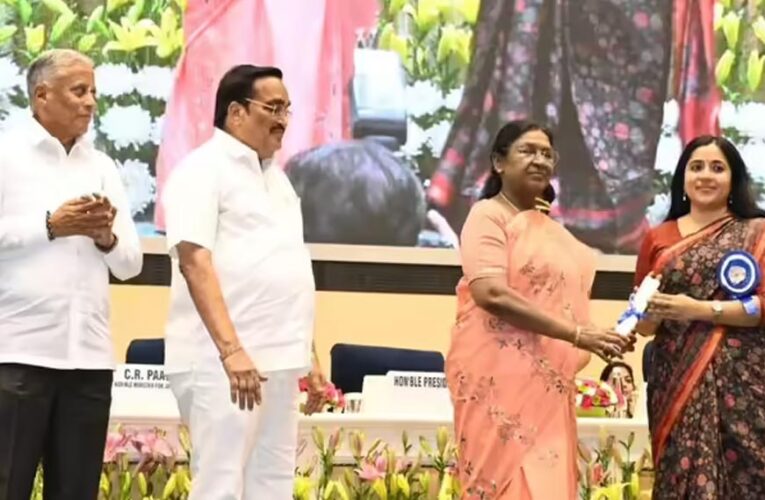 कलेक्टर भव्या मित्तल को राष्ट्रीय जल पुरस्कार, खरगोन बना नंबर वन, प्लानिंग एक्सपर्ट्स ने की तारीफ