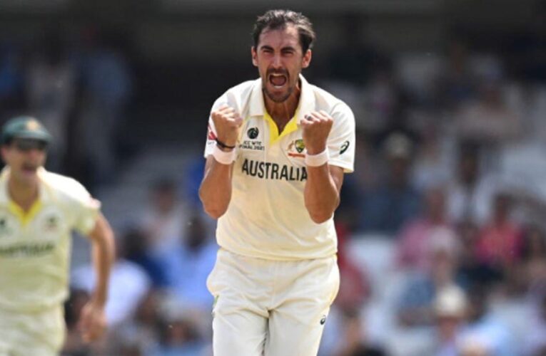 मिचेल स्टार्क ने रचा इतिहास: एशेज में 100 विकेट पूरे कर बनाया अनोखा रिकॉर्ड