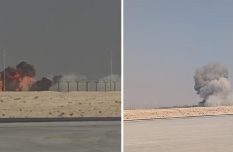 दुबई एयर शो के दौरान तेजस विमान क्रैश हुआ, जमीन पर गिरते ही आग का गोला बना