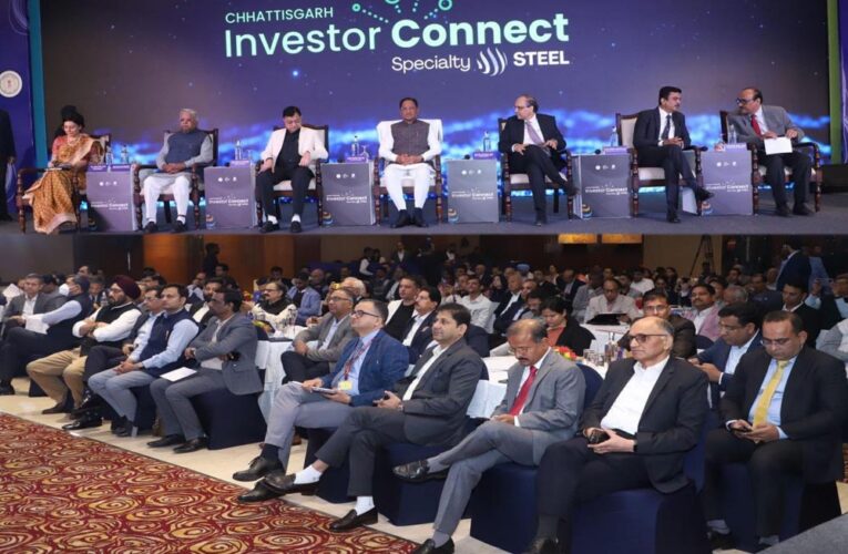 दिल्ली में शुरू हुआ ‘छत्तीसगढ़ इन्वेस्टर कनेक्ट’ सम्मेलन,  मुख्यमंत्री विष्णुदेव साय निवेशकों से कर रहे हैं सीधा संवाद