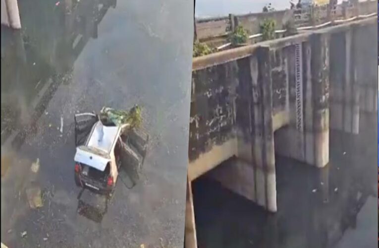 लखीमपुर हादसा: नहर में गिरी कार, गेट लॉक होने से 5 लोगों की दर्दनाक मौत