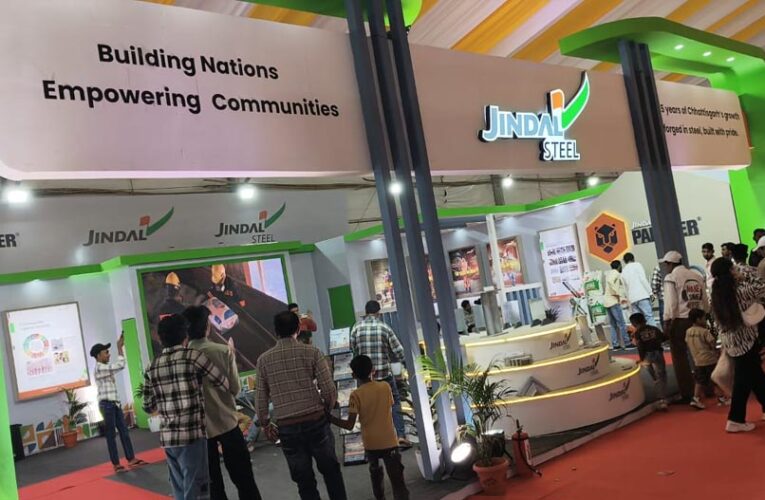 छत्तीसगढ़ राज्य उत्सव में जिंदल स्टील का भव्य स्टाल