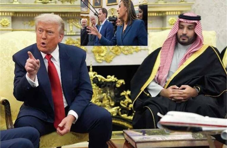 महिला रिपोर्टर का Daring सवाल: सऊदी प्रिंस के इंटरव्यू पर ट्रंप भड़के, बोले- फेक न्यूज चैनल!