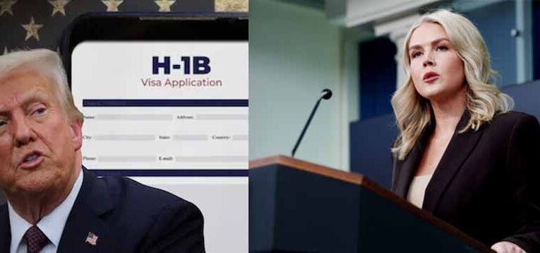 व्हाइट हाउस का बड़ा बयान: H1B पर ट्रंप की टिप्पणी को बताया गलतफहमी, विदेशी प्रतिभा को लेकर सरकार सकारात्मक